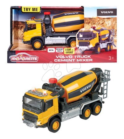 Játék építőgépek - Betonkeverő autó Volvo Truck Cement Mixer Majorette - 8