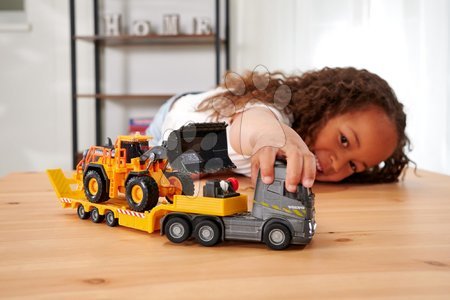 Engins de construction - Camion avec chargeur Volvo Truck & Wheel Loader Majorette - 7