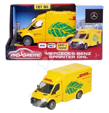 Mașinuțe - Mașinuța de curierat Mercedes-Benz Sprinter DHL Majorette - 7