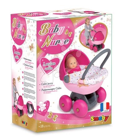 Cărucioare de la 18 luni - Cărucior pentru păpuşi Baby Nurse Gold Edition Smoby - 5