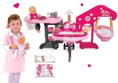 Pečovatelské centrum pro panenky - Set pečovatelské centrum pro panenku Baby Nurse Smoby - 14