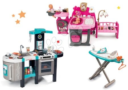 Pečovatelské centrum pro panenky - Set domeček pro panenku Violette Baby Nurse Large Doll's Play Center Smoby - 37