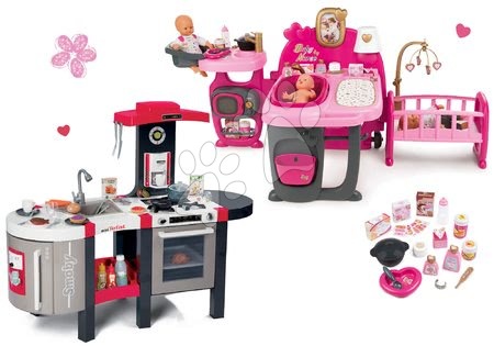 Pečovatelské centrum pro panenky - Set domeček pro panenku Violette Baby Nurse Large Doll's Play Center Smoby - 31