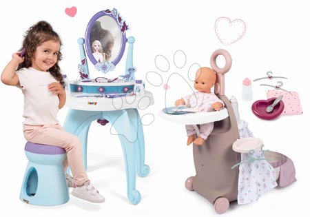 Sety od výrobce Smoby | Strana 37 - Set přebalovací kufřík s postýlkou a židlí Natur Baby Nurse Smoby_1