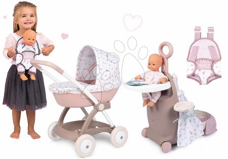 Sety od výrobce Smoby | Strana 37 - Set přebalovací kufřík s klokankou Natur Baby Nurse Smoby