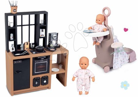 Sety od výrobce Smoby | Strana 33 - Set přebalovací vozík s kuchyňkou Natur Baby Nurse Smoby