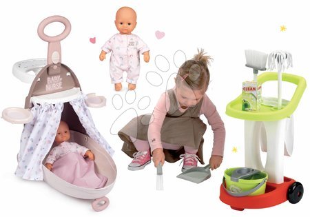 Sety od výrobce Smoby | Strana 43 - Set přebalovací vozík s panenkou Natur Baby Nurse Smoby