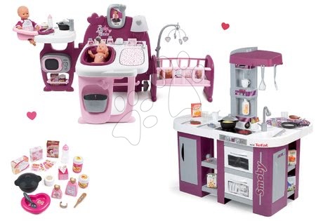 Pečovatelské centrum pro panenky - Set domeček pro panenku Violette Baby Nurse Large Doll's Play Center Smoby - 28