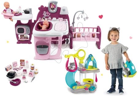 Kućice za lutke setovi - Set kućica za lutku Violette Baby Nurse Large Doll's Play Center Smoby - 8