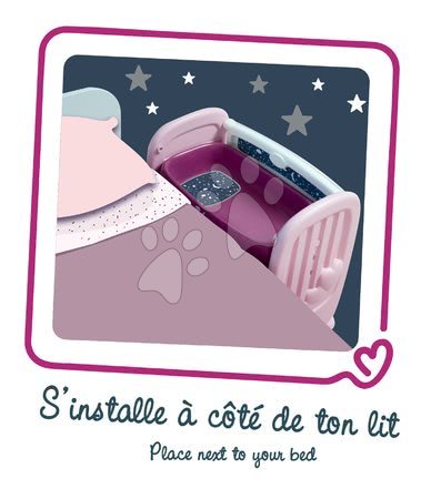 Berceaux pour poupées - Lit bébé avec table à langer Violette Baby Nurse 2v1 Smoby - 7