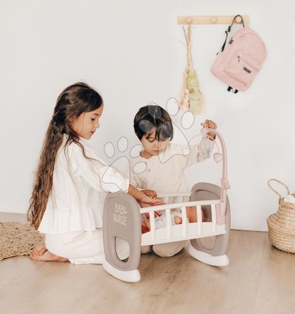 Passeggini per bambole set - Set passeggino gemellare e culle Powder Pink Maxi Cosi&Quinny Smoby - 38