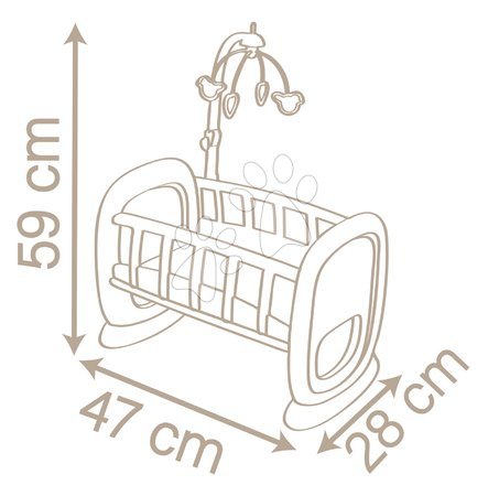 Upratovacie vozíky sety - Set cleaning cart and dining chair for doll Rowenta Trolley Smoby - 35