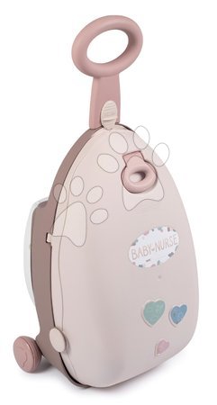 Babaházak - Pelenkázó kocsi kerekeken Suitcase 3in1 Natur D'Amour Baby Nurse Smoby - 3