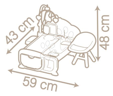 Babaházak - Babacenter Cocoon Nursery Natur D'Amour Baby Nurse Smoby - 5