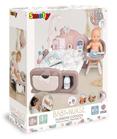 Babaházak - Babacenter Cocoon Nursery Natur D'Amour Baby Nurse Smoby - 20