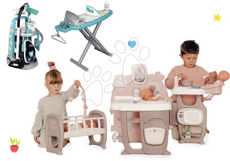 Kućice za lutke setovi - Set kućica za lutku Large Doll's Play Center Natur D'Amour Baby Nurse Smoby - 38