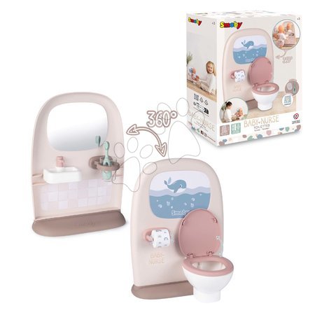 Shop sets - Dollhouse shop and toilet with bathroom set Market Smoby - 12