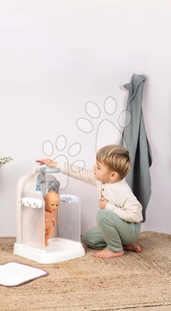 Detské práčky - Set práčovňa s práčkou s predným plnením a kúpeľňa pre bábiky Rowenta Wash&Clean Laundry Smoby - 21