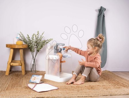 Detské práčky - Set práčovňa s práčkou s predným plnením a kúpeľňa pre bábiky Rowenta Wash&Clean Laundry Smoby - 28