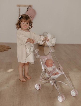 Doll prams from 18 months - Foldable Pushchair Natur D'Amour Baby Nurse Smoby - 9