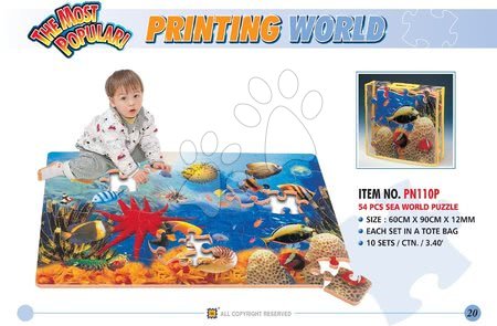 Puzzle din burete - Puzzle din burete Sea World Lee - 2