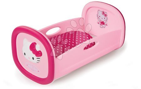 Játékbaba kiságyak és bölcsők - Bölcső játékbabának 42 cm Hello Kitty Smoby - 4