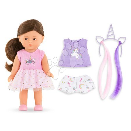 Játékbabák 3 éves kortól - Játékbaba Romy Unicorn Set Mini Corolline Corolle - 5