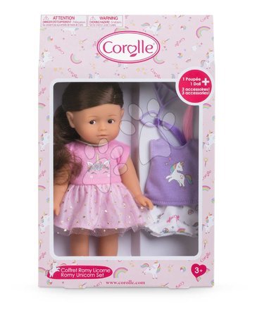 Játékbabák 3 éves kortól - Játékbaba Romy Unicorn Set Mini Corolline Corolle - 10