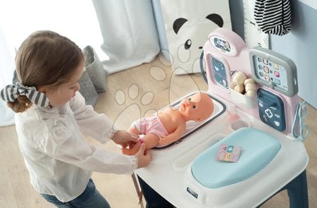 Cărucioare medicale pentru copii - Set masă medicală Baby Care Center Smoby - 44