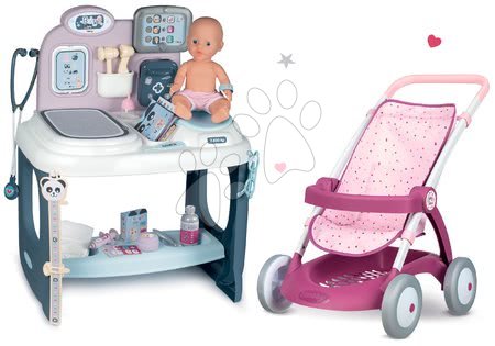 Wózki medyczne w zestawie - Stół medyczny dla lekarza Baby Care Center Smoby - 16