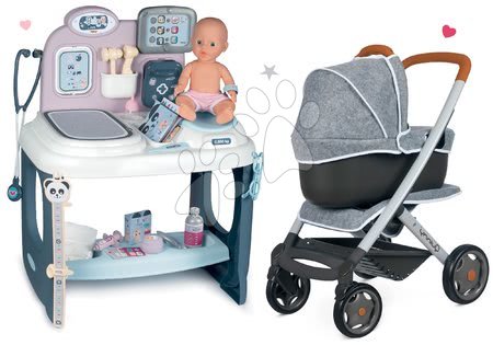 Chariots médicaux pour enfants - Set de comptoir médical pour médecin Baby Care Center Smoby - 9