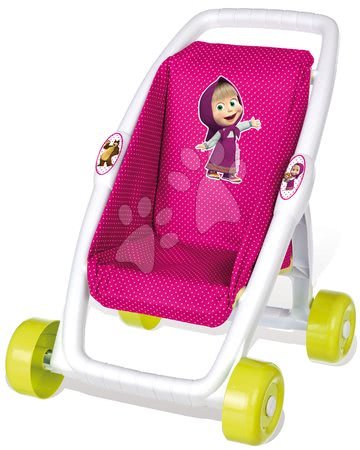 Doll prams from 18 months - Stroller for Masha and the Bear Premiere Smoby Doll - 2