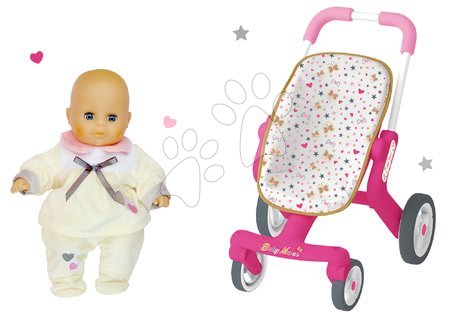 Kočárky pro panenky sety  - Set kočárek s otočnými kolečky Baby Nurse Smoby - 16