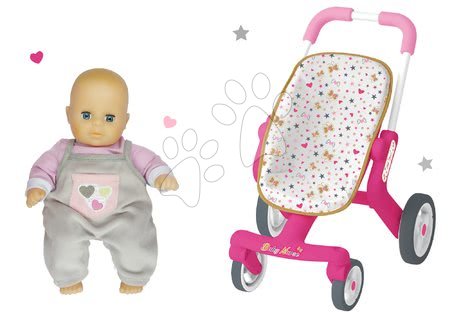 Kočárky pro panenky sety  - Set kočárek s otočnými kolečky Baby Nurse Smoby - 17