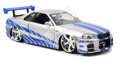 Modele machete - Mașinuță Nissan Skyline GT-R 2002 Fast & Furious Jada - 7