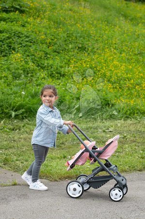 Passeggini per bambole set - Set passeggino gemellare Powder Pink Maxi Cosi&Quinny Smoby - 11