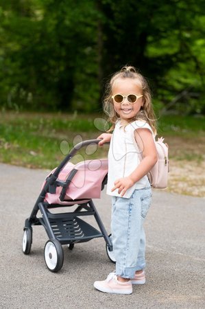 Passeggini per bambole set - Set passeggino gemellare Powder Pink Maxi Cosi&Quinny Smoby - 18