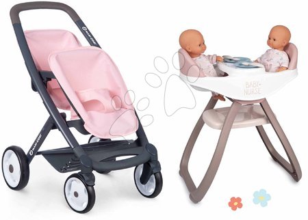 Maxi-Cosi Quinny - Ensemble de poussette pour jumeaux Powder Pink Maxi Cosi&Quinny Smoby