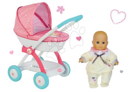 Kočárky pro panenky sety  - Set hluboký kočárek pro 42 cm panenku Princezny Disney Smoby - 1