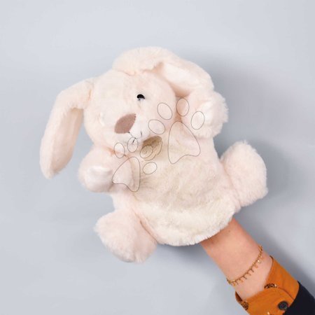 Handpuppen für die Kleinsten - Plyšový zajačik na bábkové divadlo Bunny Puppet Histoire d’ Ours - 3