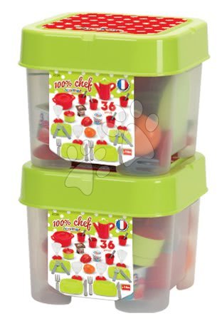 Spielküchensets - Set elektronische Küche Bon Appetit Red & Green Smoby - 11