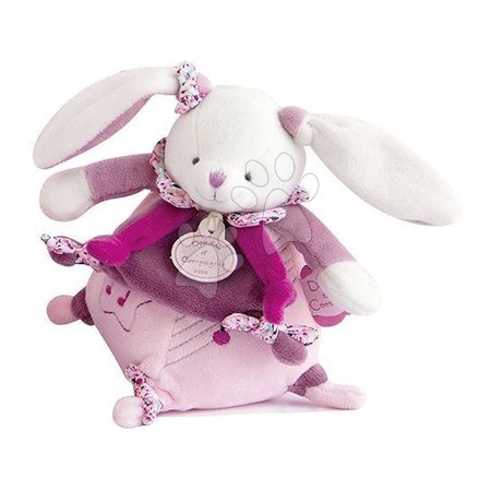 Plyšové hračky | Strana 5 - Plyšový zajíček s melodií Lapin Cerise Music Box Doudou et Compagnie