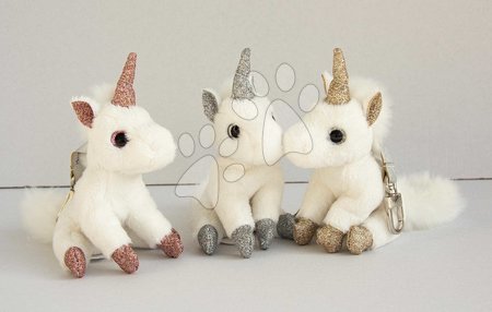 Plush animals - Plyšový jednorožec kľúčenka Pink Unicorn Key Ring Histoire d’ Ours - 3