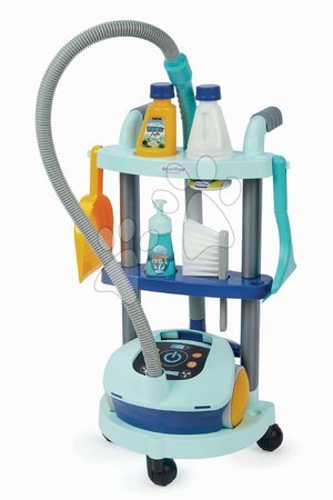 Berufspiele - Reinigungswagen mit Staubsauger Vacuum Trolley Clean Home Écoiffier