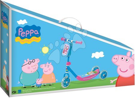 Neaktívna Staré položky - MONDO 28051 Kolobežka PEPPA Pig prasiatko, silikonové 3 kolesá s taškou, od 3 rokov - 2