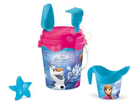 Kbelíky do písku - Taška so 17 cm vedro setom Frozen Disney Mondo - 2