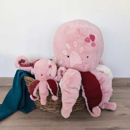 Plush toys - Plush octopus Pink Octopus XXL Marine Treasure Histoire d’ Ours_1