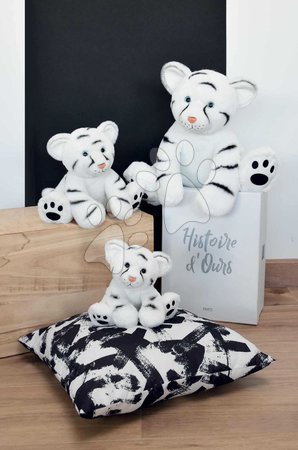 Plyšové a textilní hračky - Plyšový sněžný tygr Baby White Tiger Histoire d’ Ours - 5