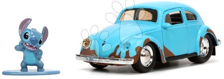 Hračky pre deti od 6 do 9 rokov - Autíčko s figúrkou Lilo & Stitch VW Beetle 1959 Jada