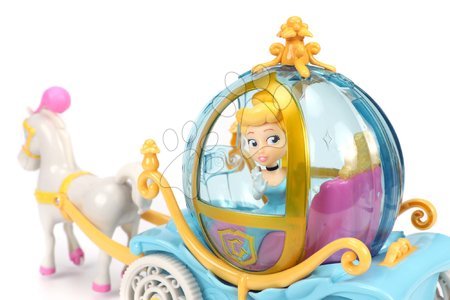 Vozila na daljinsko upravljanje - Autíčko na diaľkové ovládanie Rozprávkový kočiar Disney Princess RC Cinderella's Carriage Jada - 4